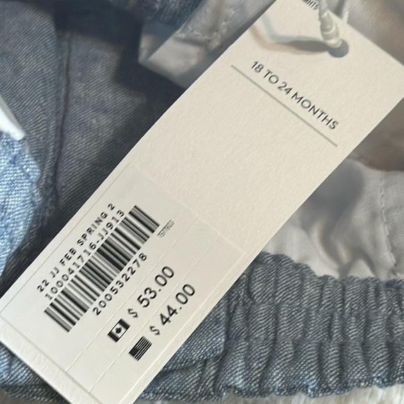 Janie and Jack Embroidered Pineapple Linen Shorts size 18-24 months NEW Hawaiian - Picture 10 of 12